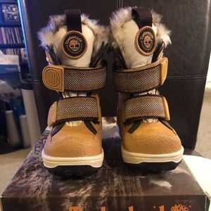 Timberland (4c) Snow Stomper Boot (wheat/Wht)